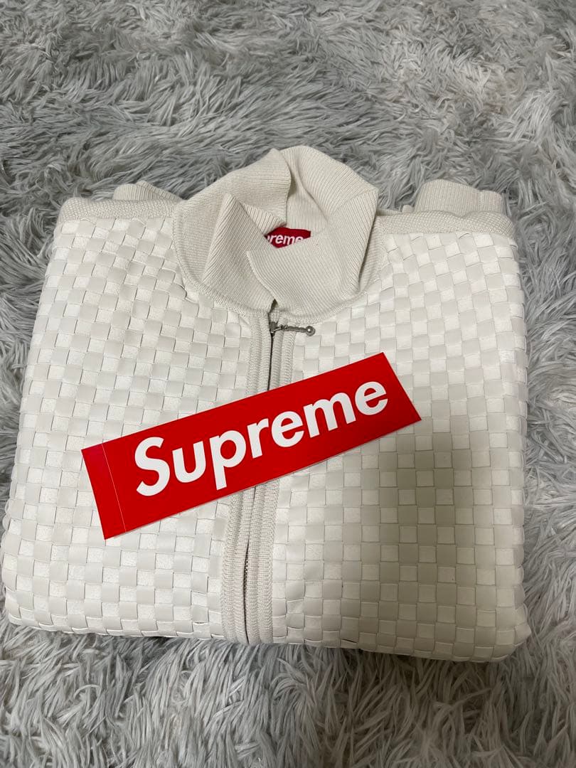 Supreme ホワイト チェック柄ジャケット