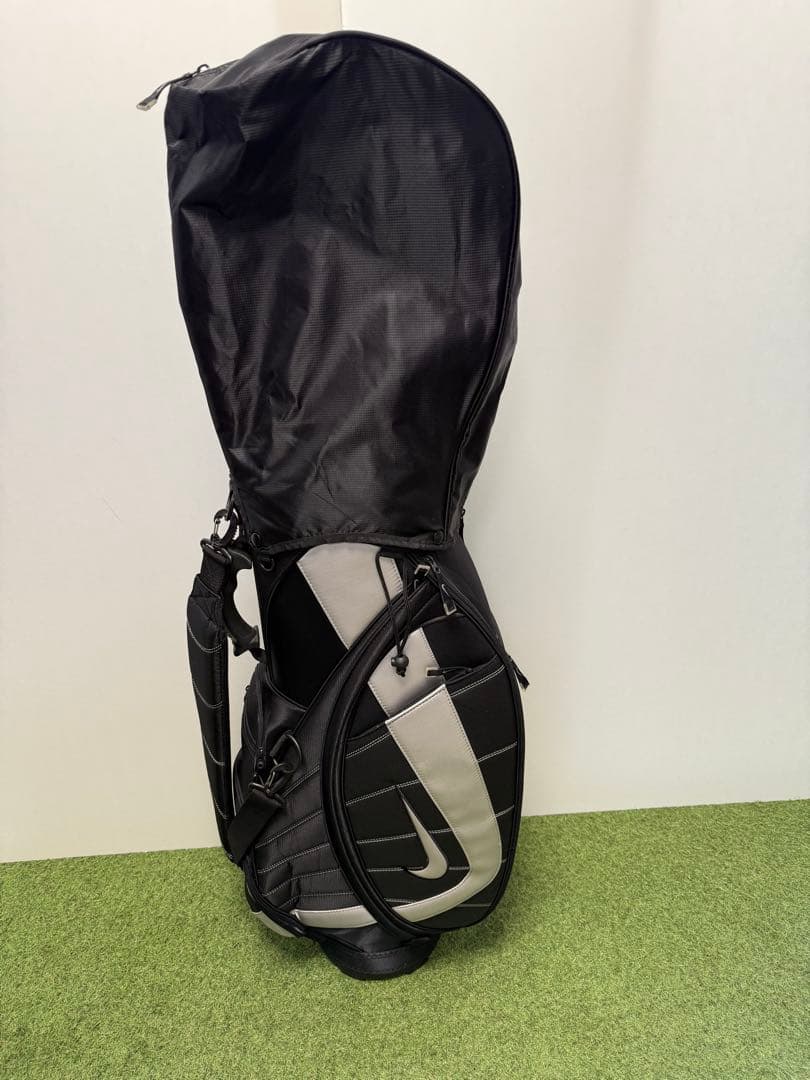 Nike キャディバッグ ブラック グレー ゴルフ ナイキ ケース