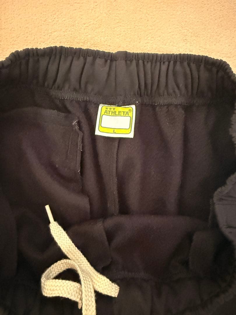 ATHLETA 上下セットフード付きジャージ L 黒