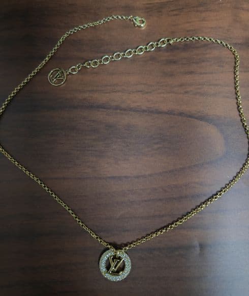 極美品 LOUIS VUITTON コリエルイーズパイナイト ネックレス