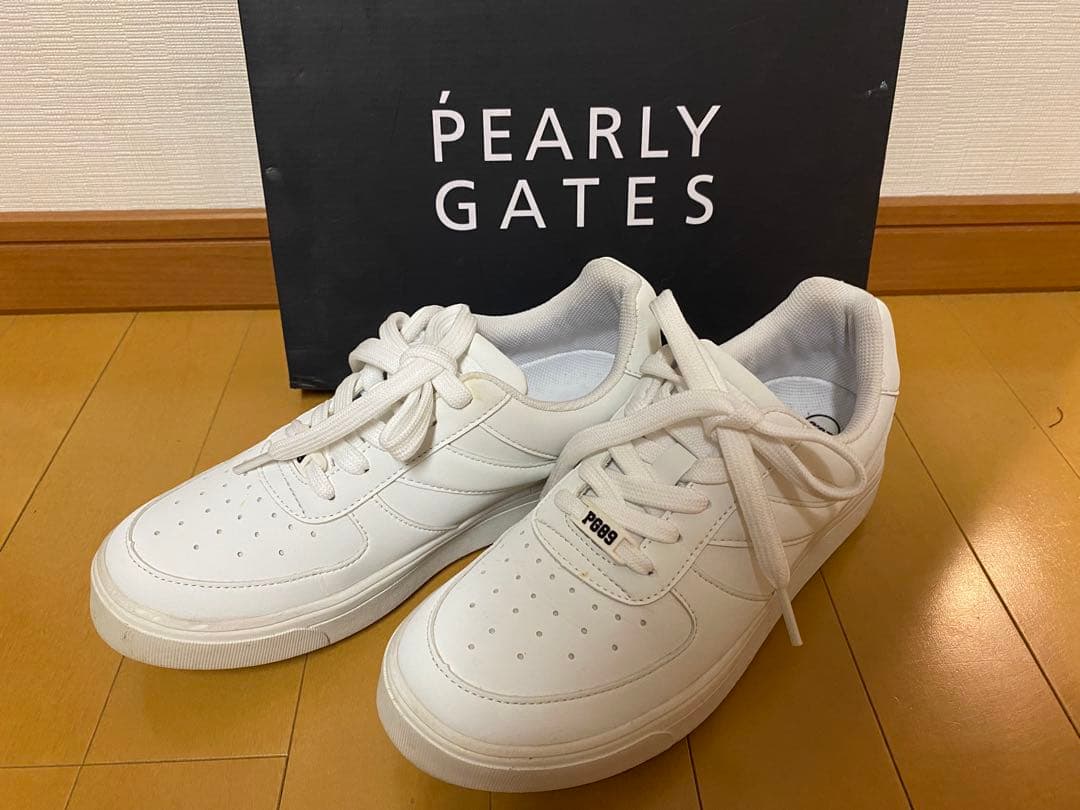 PEARLY GATES パーリーゲイツ ゴルフシューズ ホワイト 23サイズ
