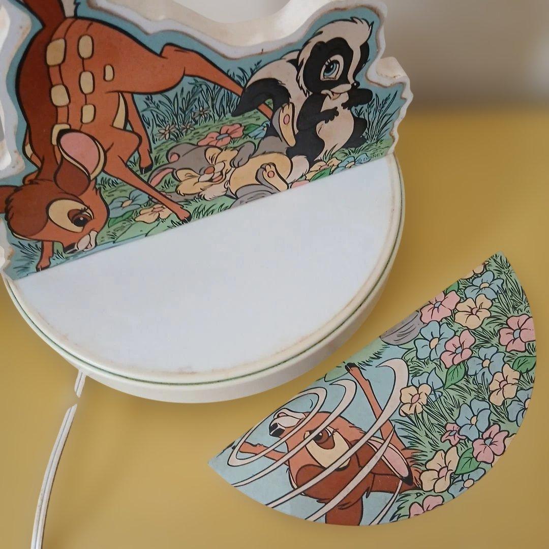 昭和レトロ　ディズニーバンビ　ランプ　ヴィンテージ