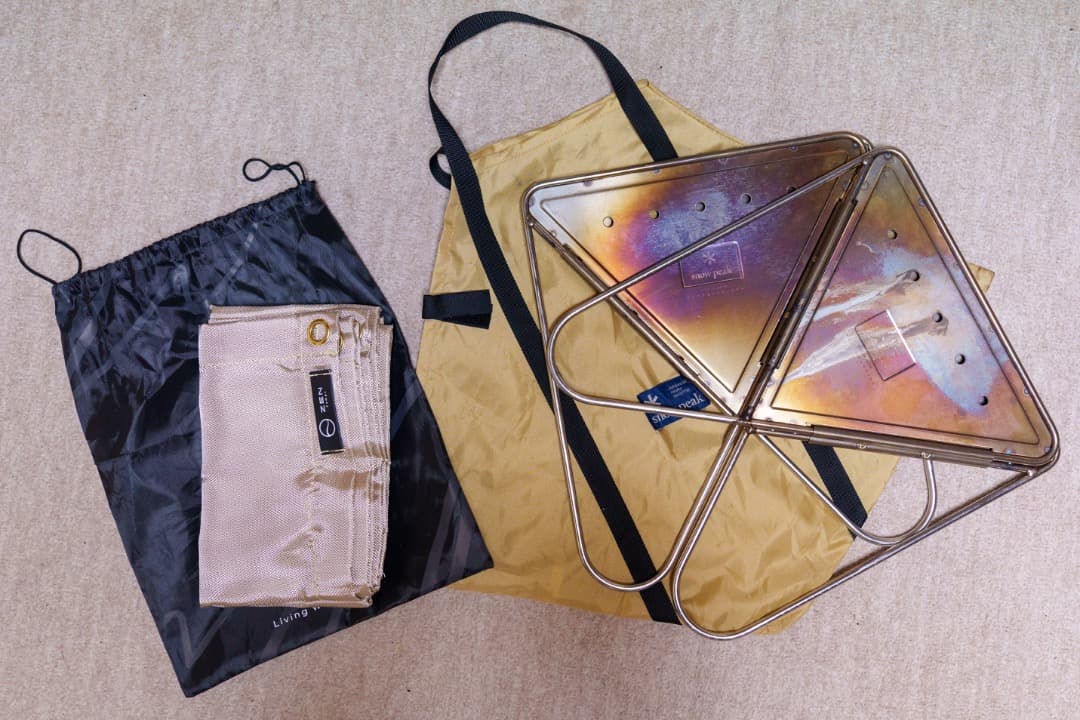 スノーピーク 焚火台 S ST-031R ZEN Camps 焚き火シート