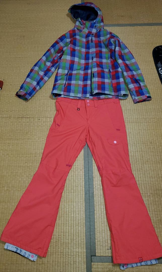 ロキシー　ROXY　スキー　スノーボード　ウェア　上下セット　レディース　L