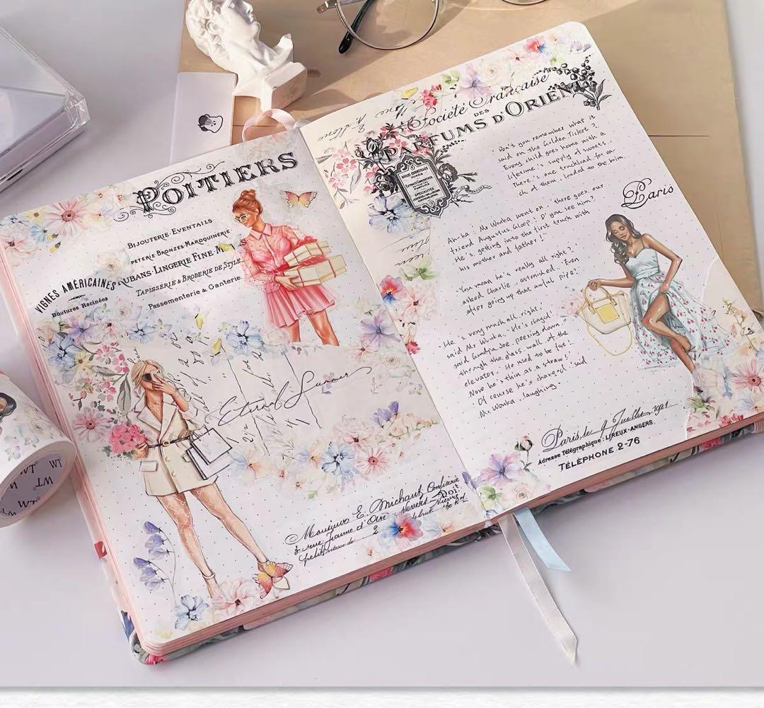 ⭐️SALE⭐️WT《漫步花路》海外マスキングテープ　マステ 【1367】