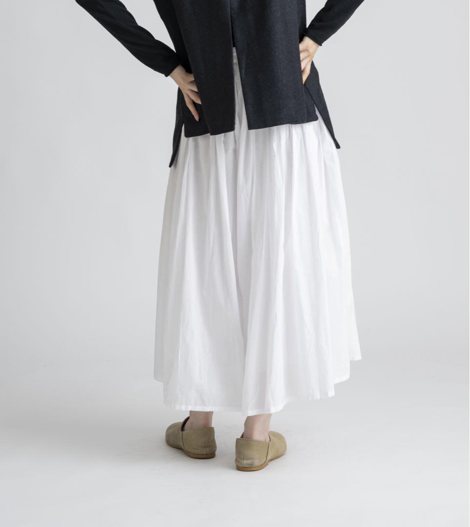 美品◇ francesca amam label ギャザーパンツ/ホワイト