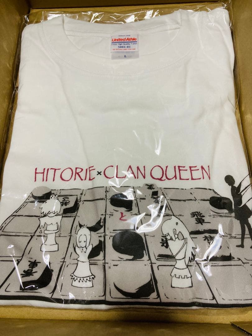 ヒトリエ CLAN QUEEN コラボTシャツ Lサイズ