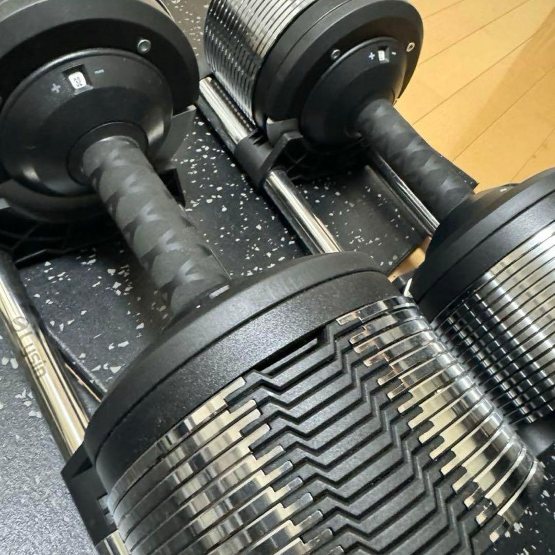 ライシン 1kg刻み 32kg×2 可変式 ダンベル 【2024年モデル】