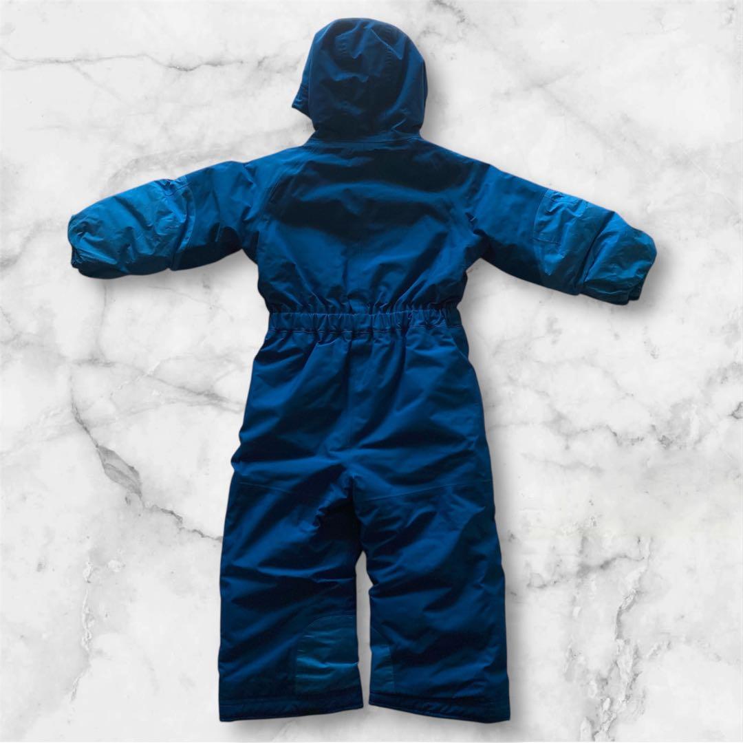 美品✨パタゴニア　スキーウェア　キッズ　ジャンプスーツ　ブルー系　3T