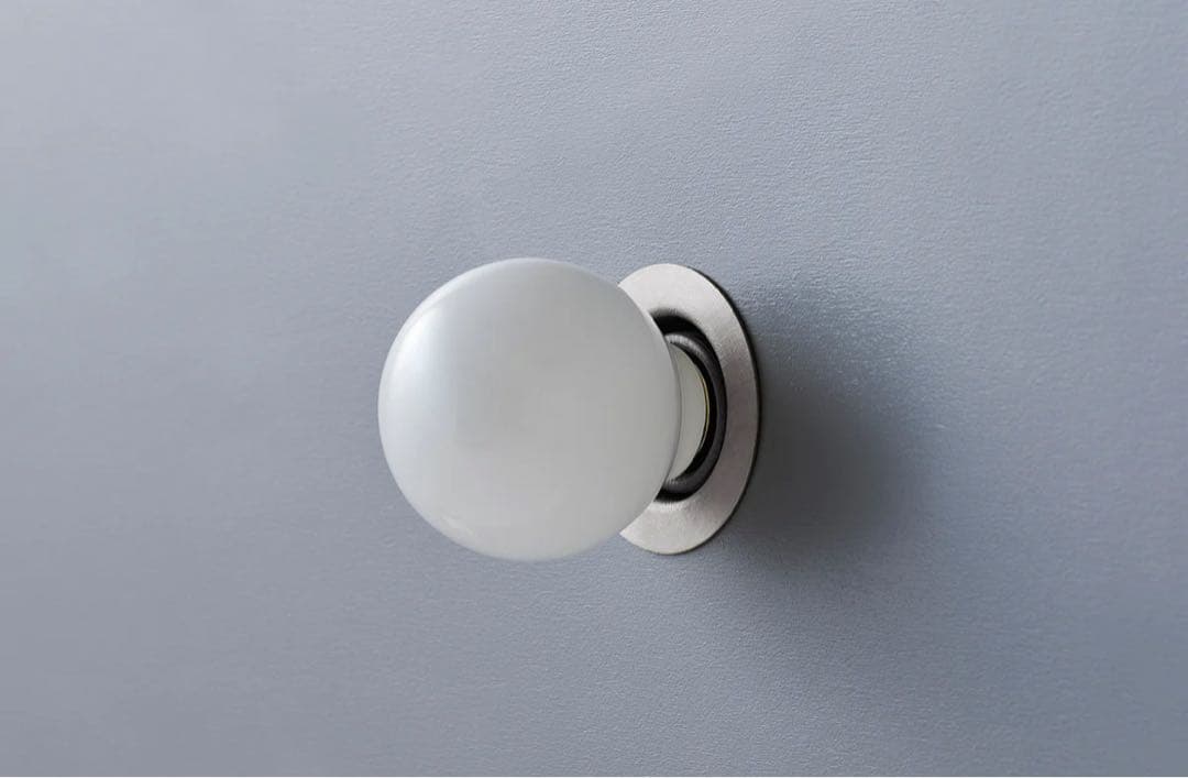 NEW LIGHT POTTERY mob17 silver E17壁掛け照明