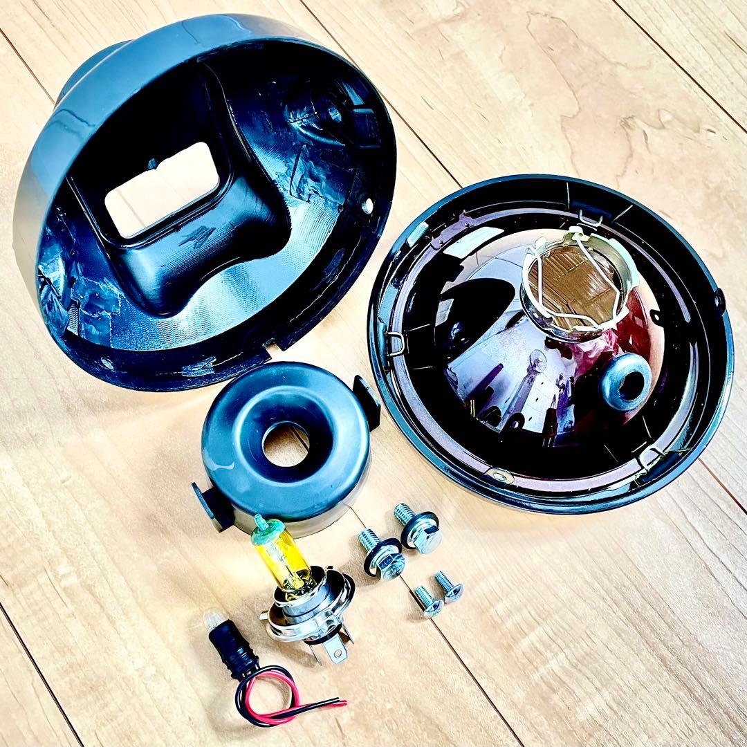 当時物 CIBIE シビエ 凹み ヘッドライト 160 CB250T マーシャル