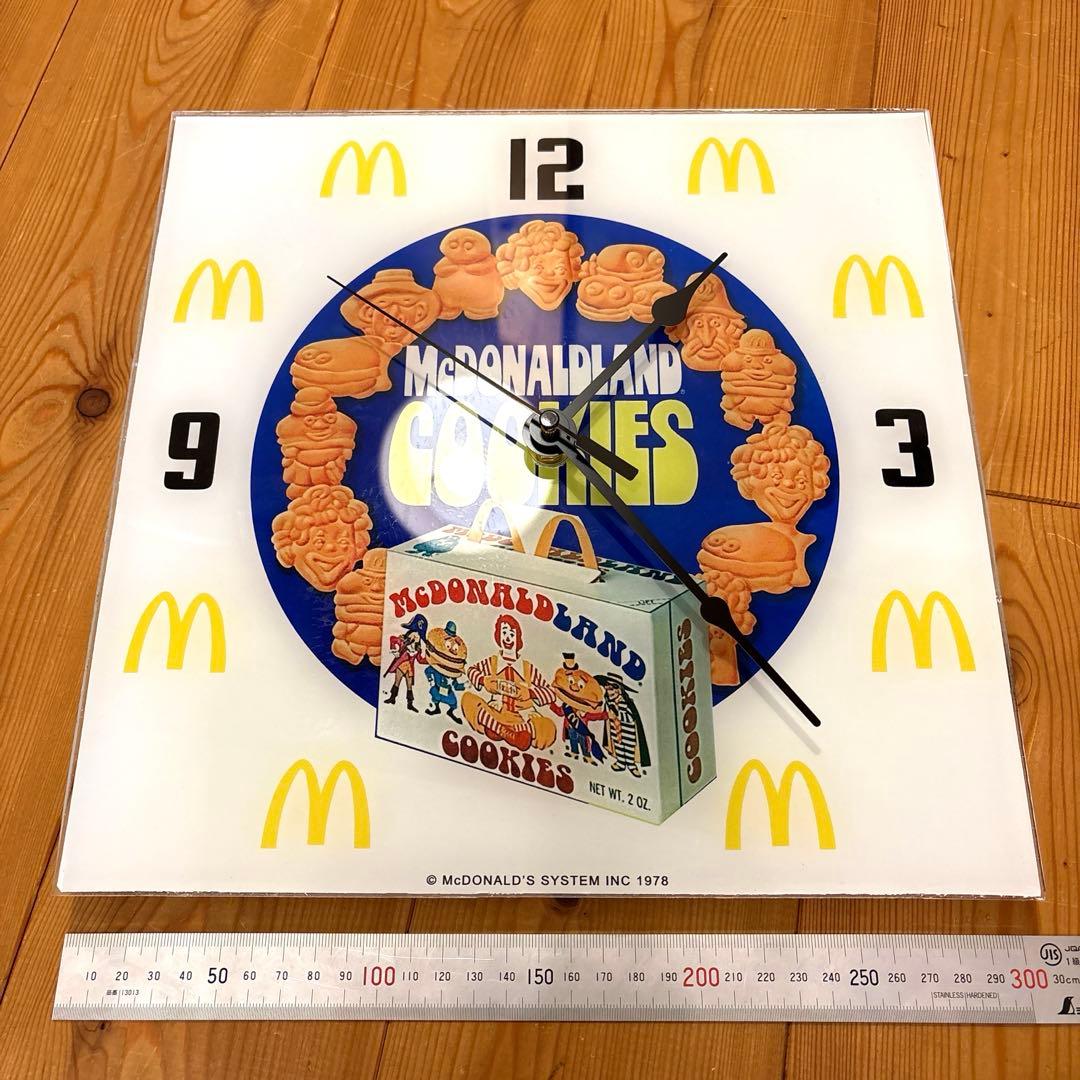 レア！　1978年　マクドナルドランド　クッキー　クロック　時計　看板　グリマス