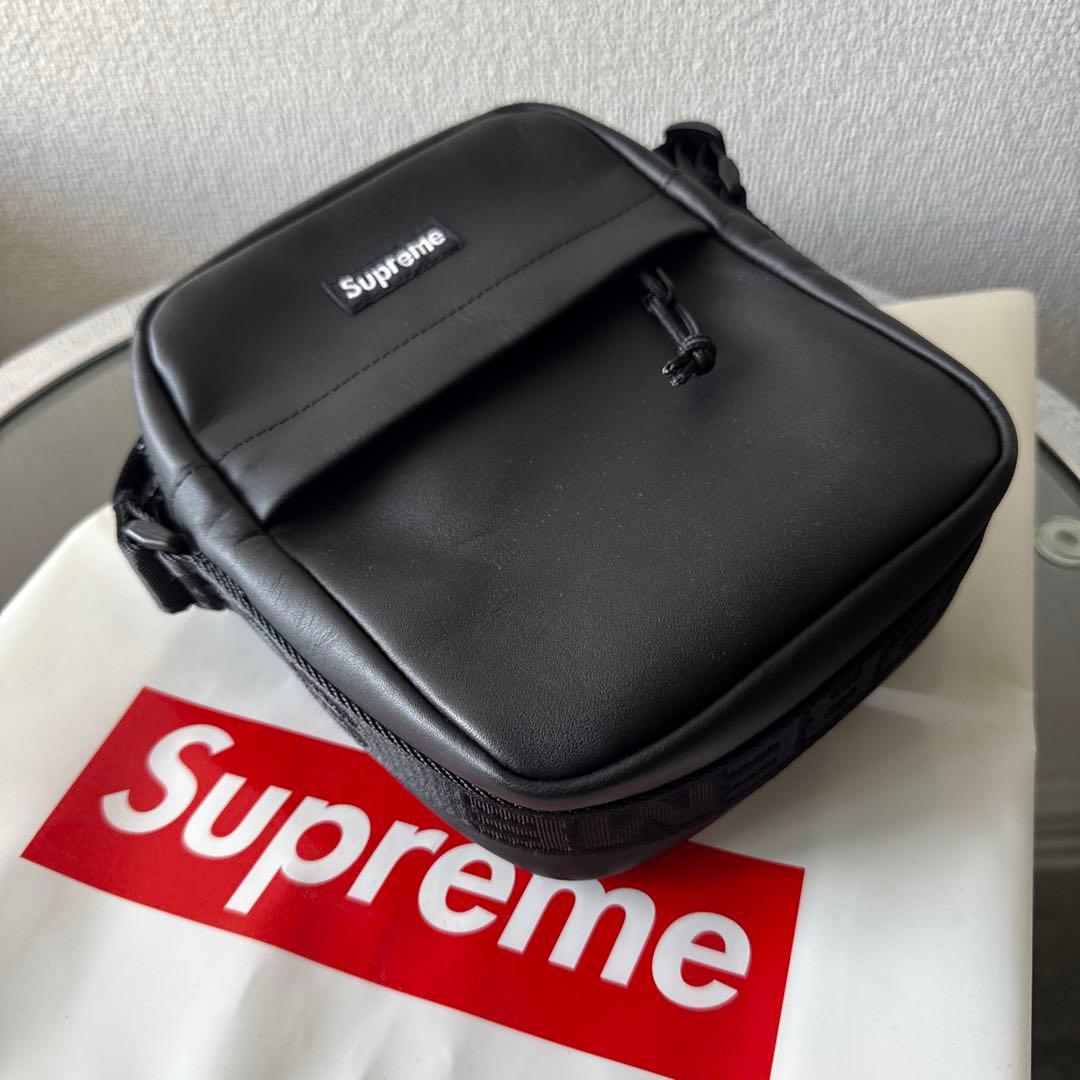 【最安値】Supreme Leather Shoulder Bag (24FW)