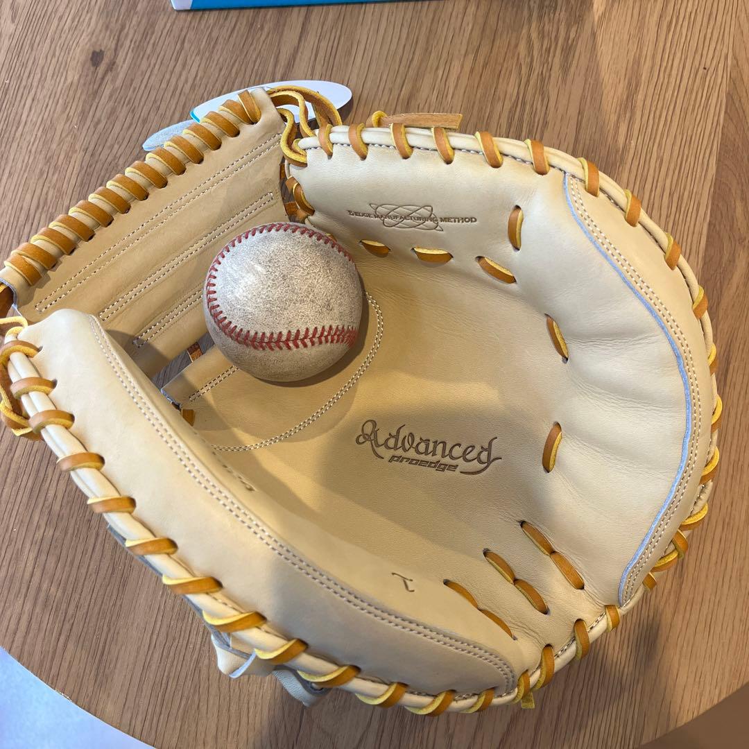 新品 硬式用 SSK キャッチャーミット キャメル