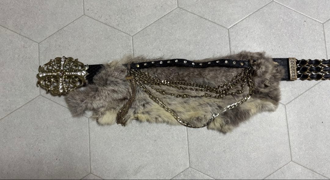 正規品 d.i.a 希少 ファーベルト