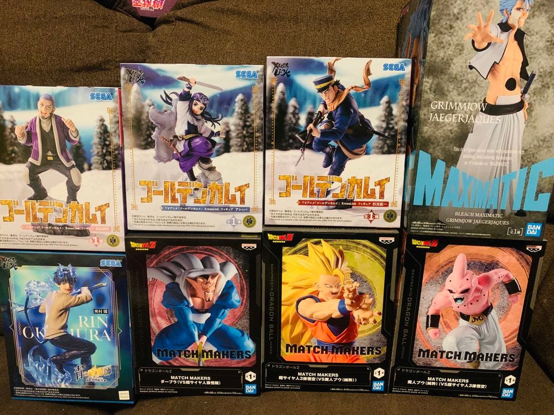 1000 ゴールデンカムイ　アシリパ　ブリーチ　グリムジョー　ドラゴンボール