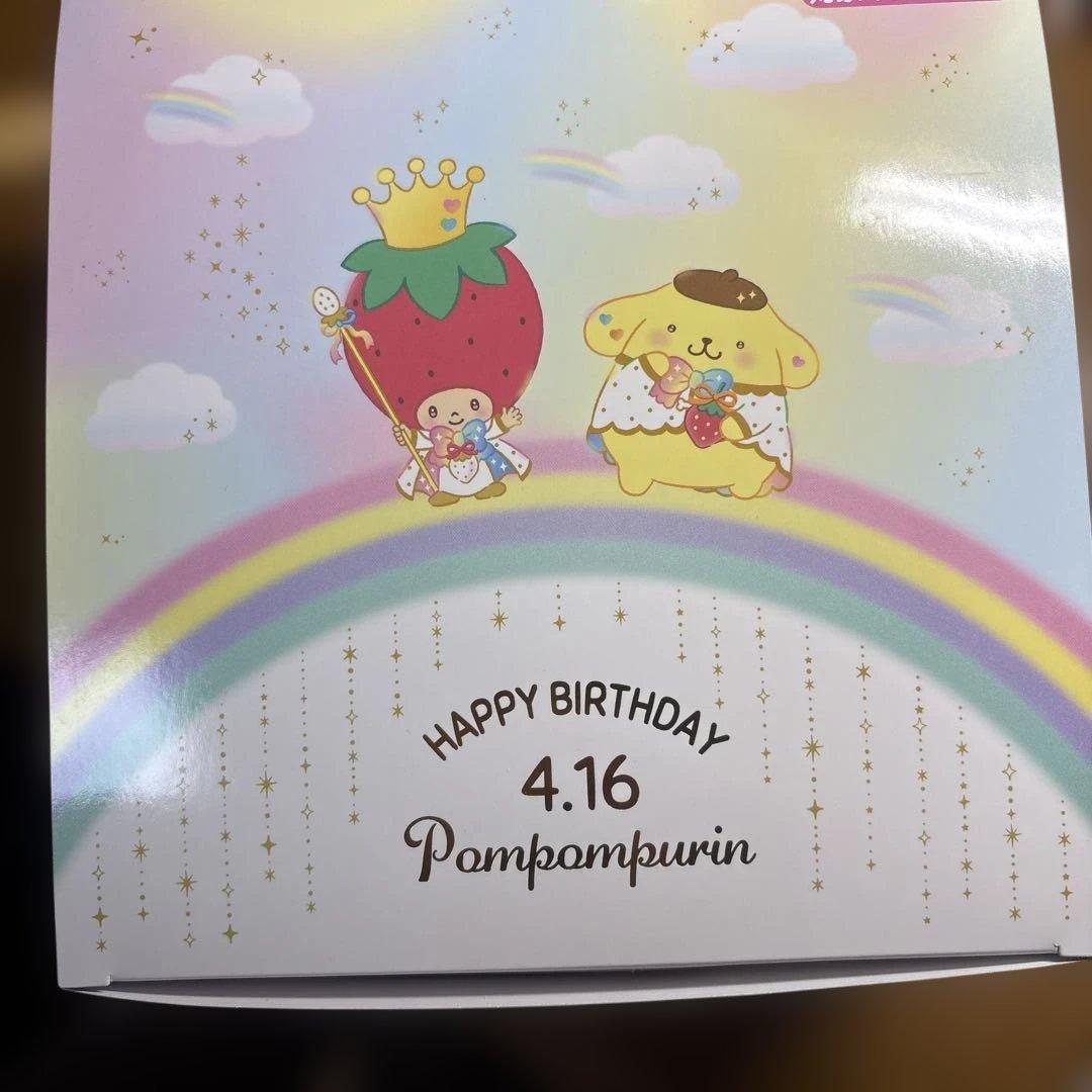ポムポムプリン キャラクターバースデーお祝いセット　いちご新聞　サンリオ