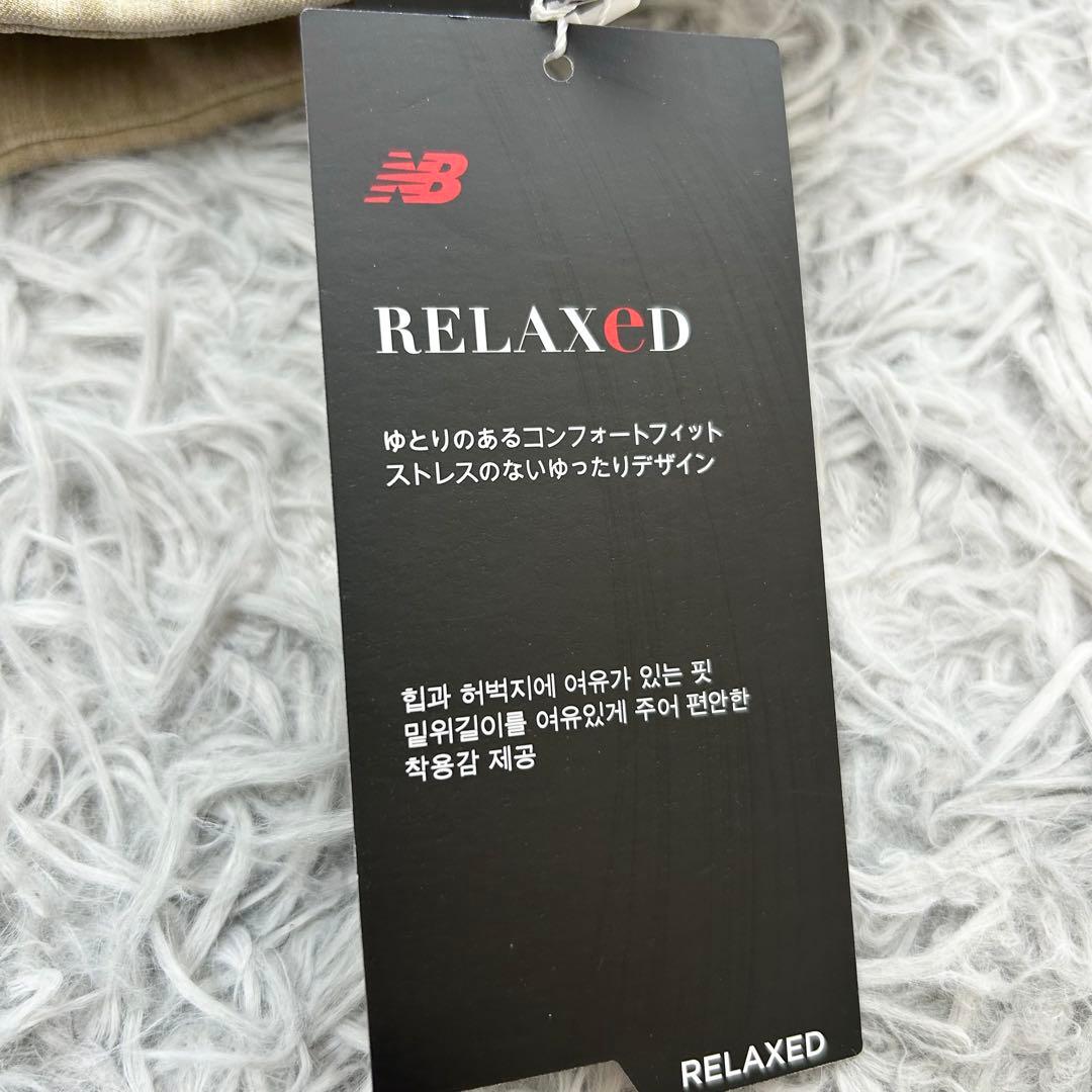 新品　ニューバランスゴルフ　パンツ　テーパード　ストレッチ　秋冬　ベージュ　6