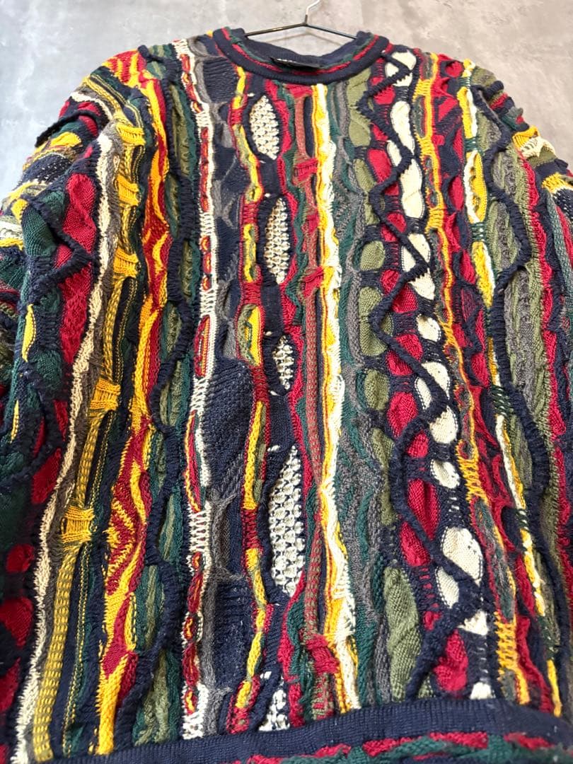 〈早い者勝ち・定番〉 高級デザイン COOGIビンテージ3Dニット L 菅田将暉