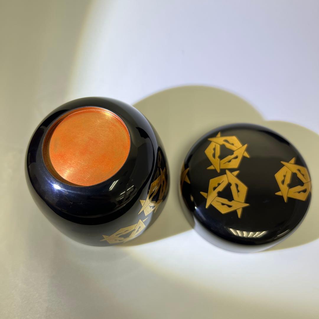 専用　即中斎書付有　内朱塗ウロコ鶴大棗　共二重箱　東Y8-0105☆1Fトトオオ