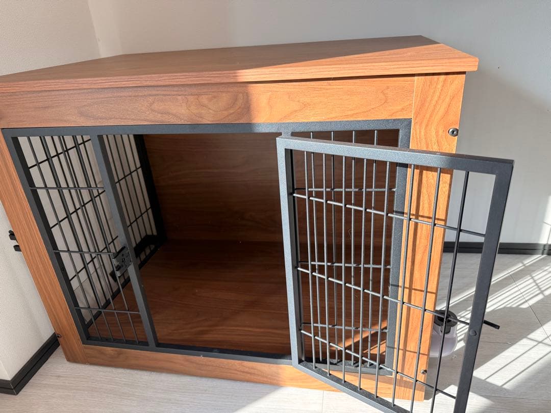 木製犬用ケージ 中型犬用