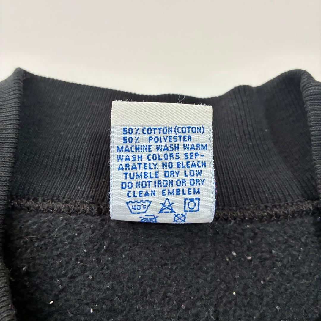 美品 90s USA製 XL ラッセル アスレティックブラック スウェット