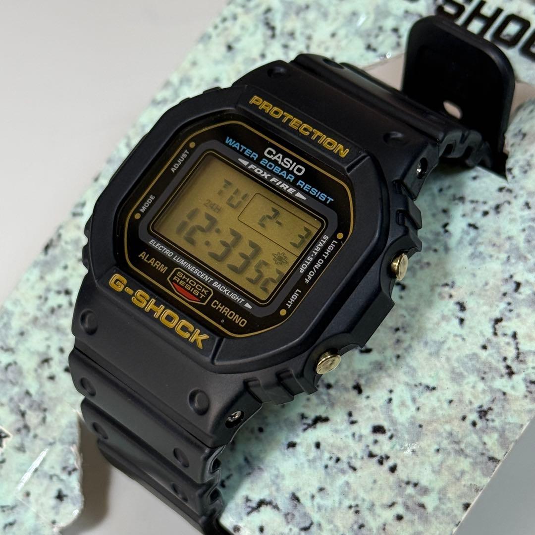 G-SHOCK DW-5600EG-9 初期型 ゴールド液晶 未使用品 元箱付き