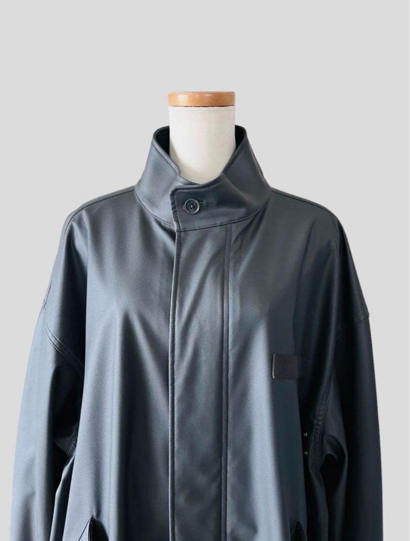 定価9万 GVGV エコレザー モッズコート コート G.V.G.V.