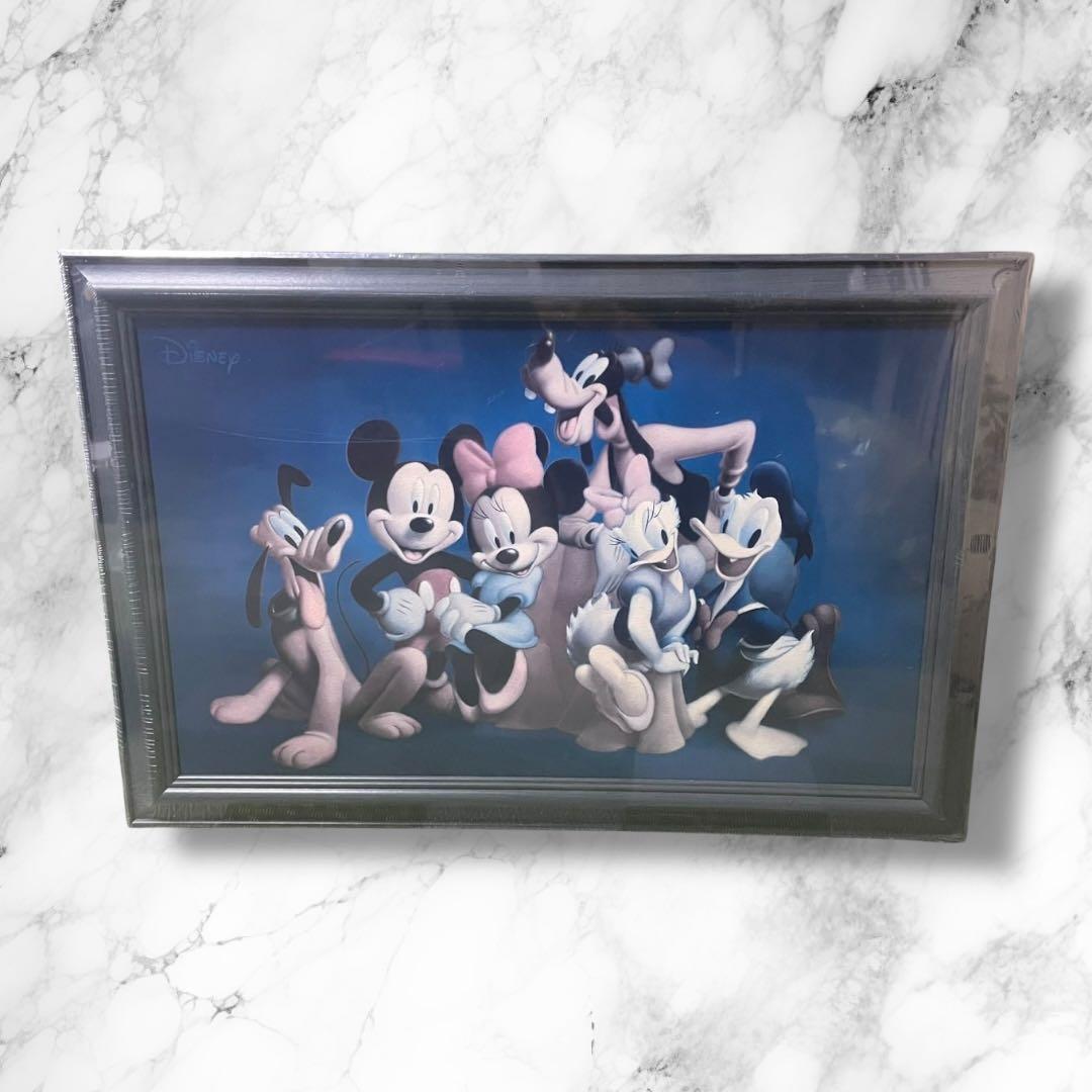 Ⓜ️ オランダ製 ディズニー額装アート 未開封 92×62