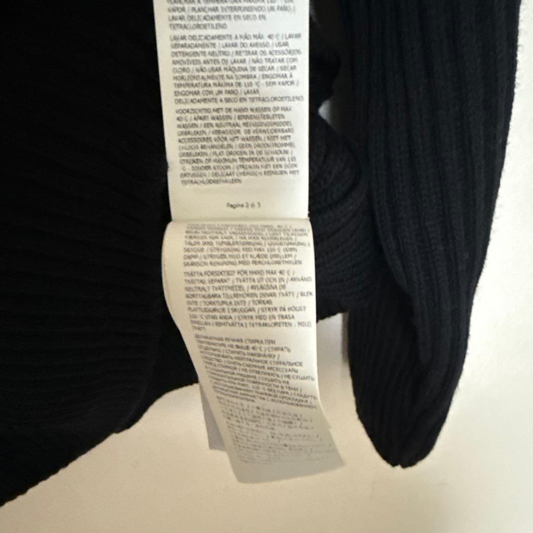 【ほぼ新品】STONE  ストーンアイランド クルーネックリブニット