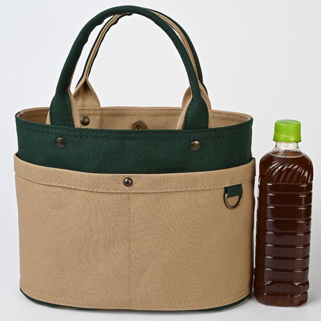 [emi]8号/11号×倉敷帆布×8番糸 オーバル底トートM×2