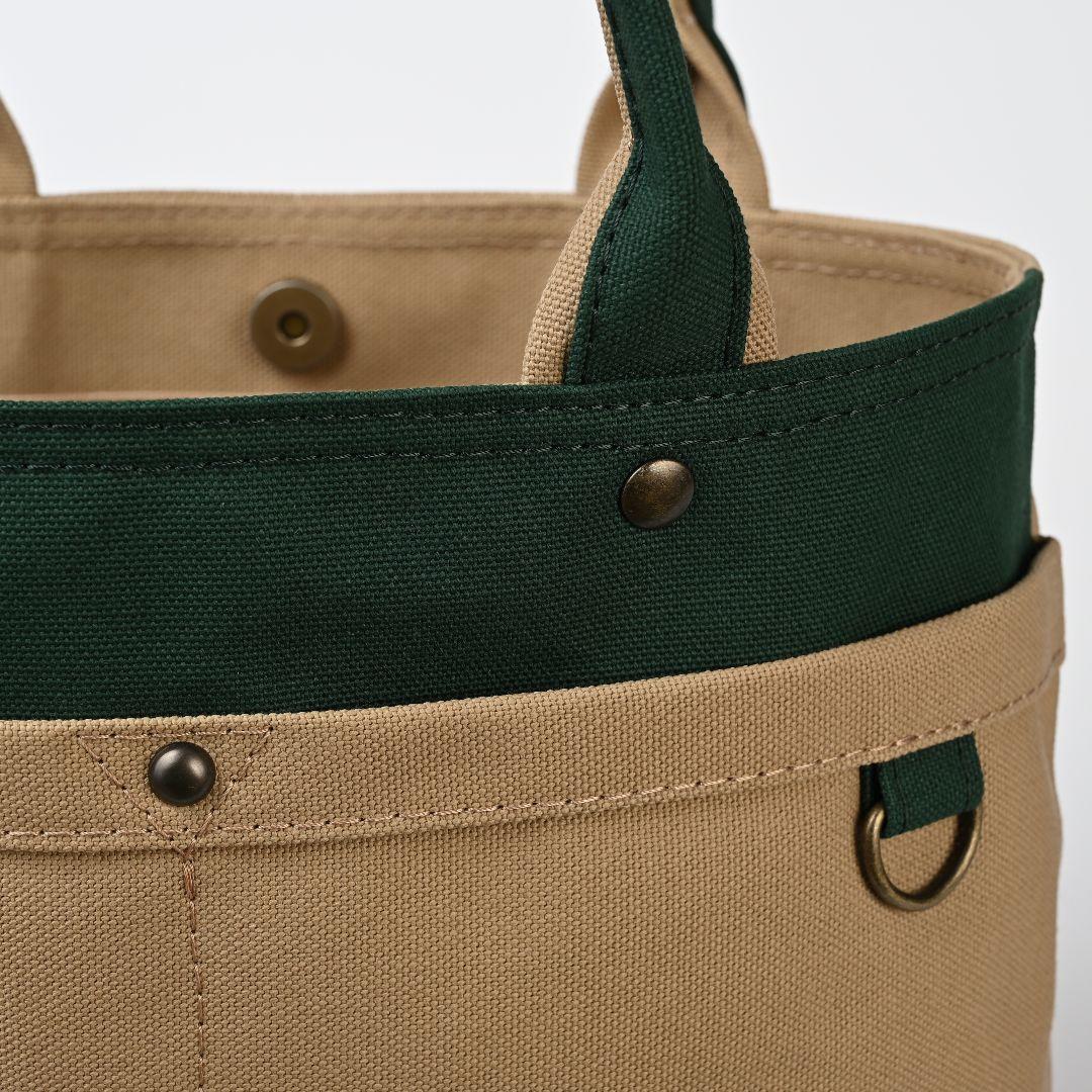 [emi]8号/11号×倉敷帆布×8番糸 オーバル底トートM×2