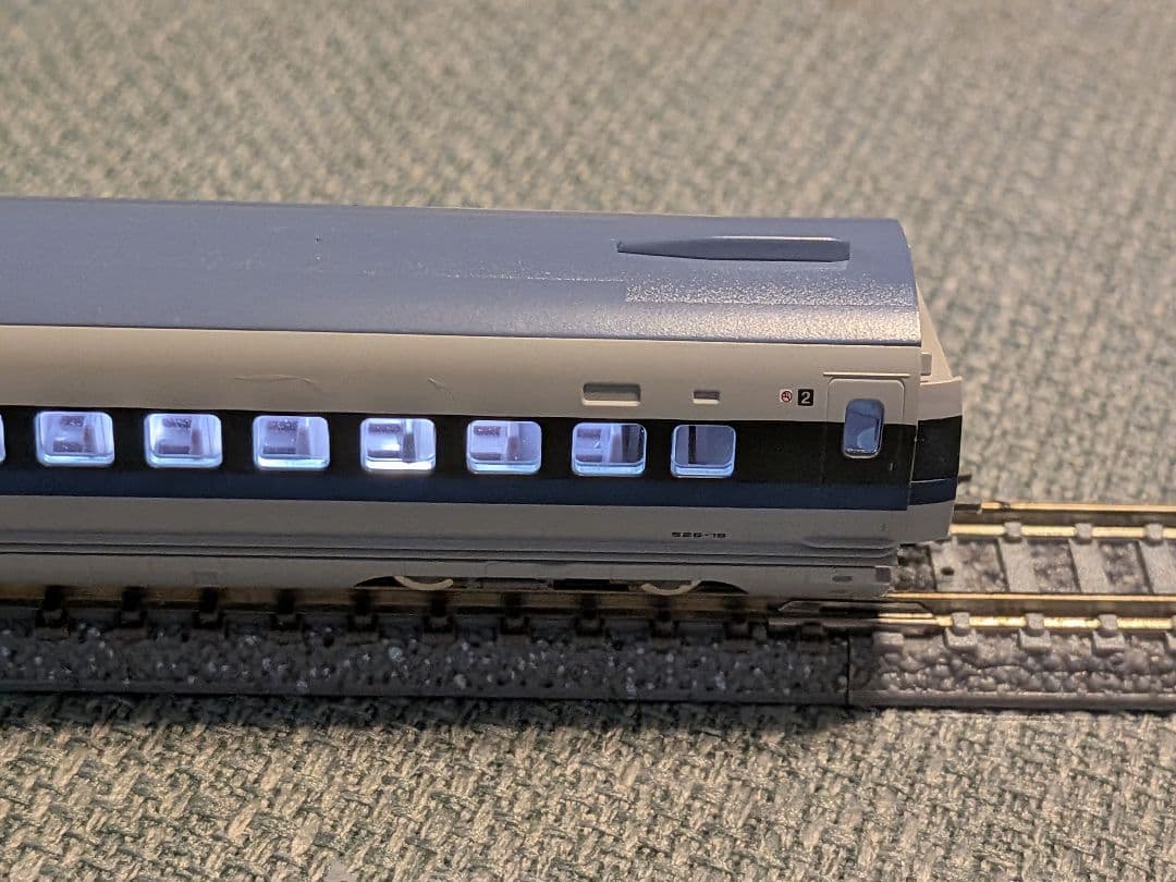 TOMIX JR 500系新幹線「のぞみ」 基本セット＋グリーン車 室内灯付き