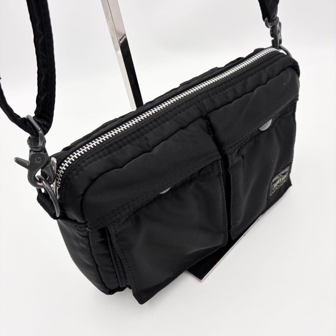 ポーター タンカー ショルダーバッグ コンパクト 黒 ナイロン 日本製 お出かけ