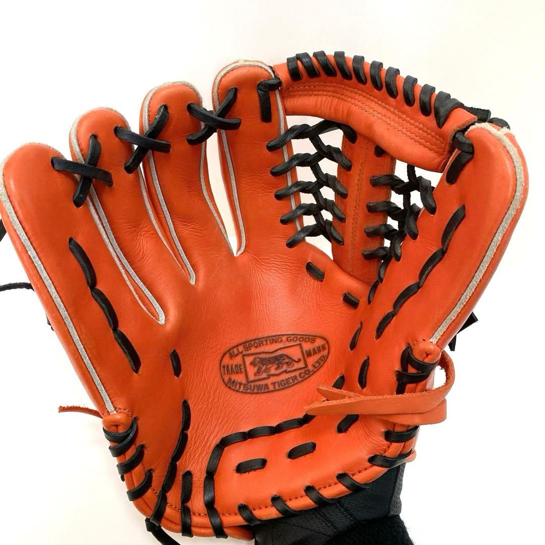 未使用級✨ミツワタイガー オールラウンド 左投げ 少年軟式 野球