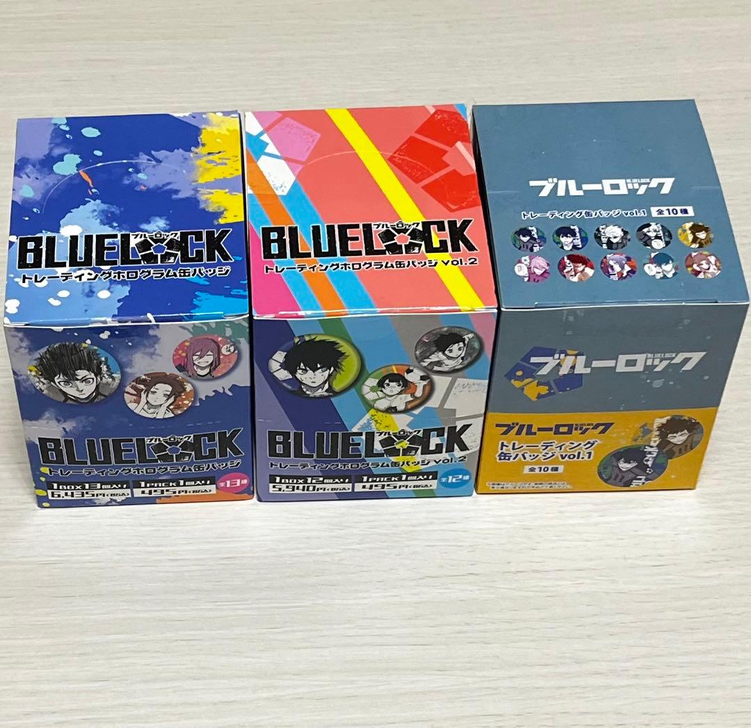 ブルーロック 缶バッジ 未開封BOX×3 マズル クラックス 中国再販