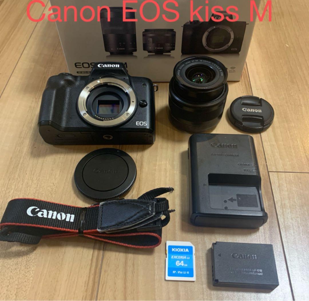 デジタルカメラ Canon EOS kiss M/EF-M 15-45mm 1:3.5-6.3