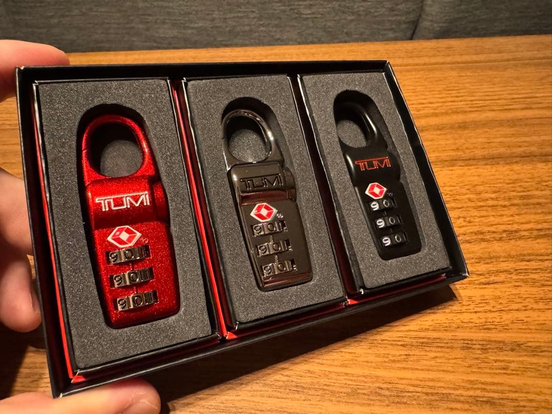 【新品未使用品】TUMI TSAロック3個セット