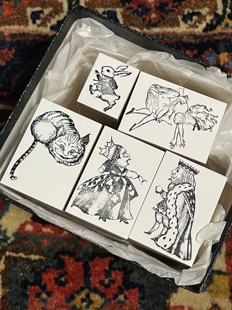 gobeスタンプ 不思議の国のアリス ☆ スタンプセット