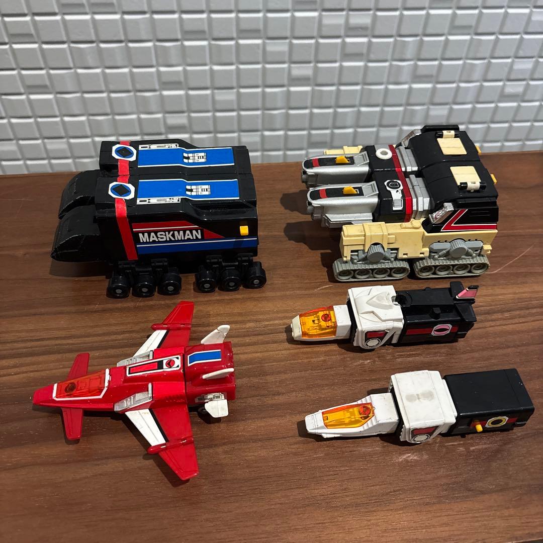 1987年 DX超合金 光戦隊マスクマン 光速合体グレートファイブ バンダイ