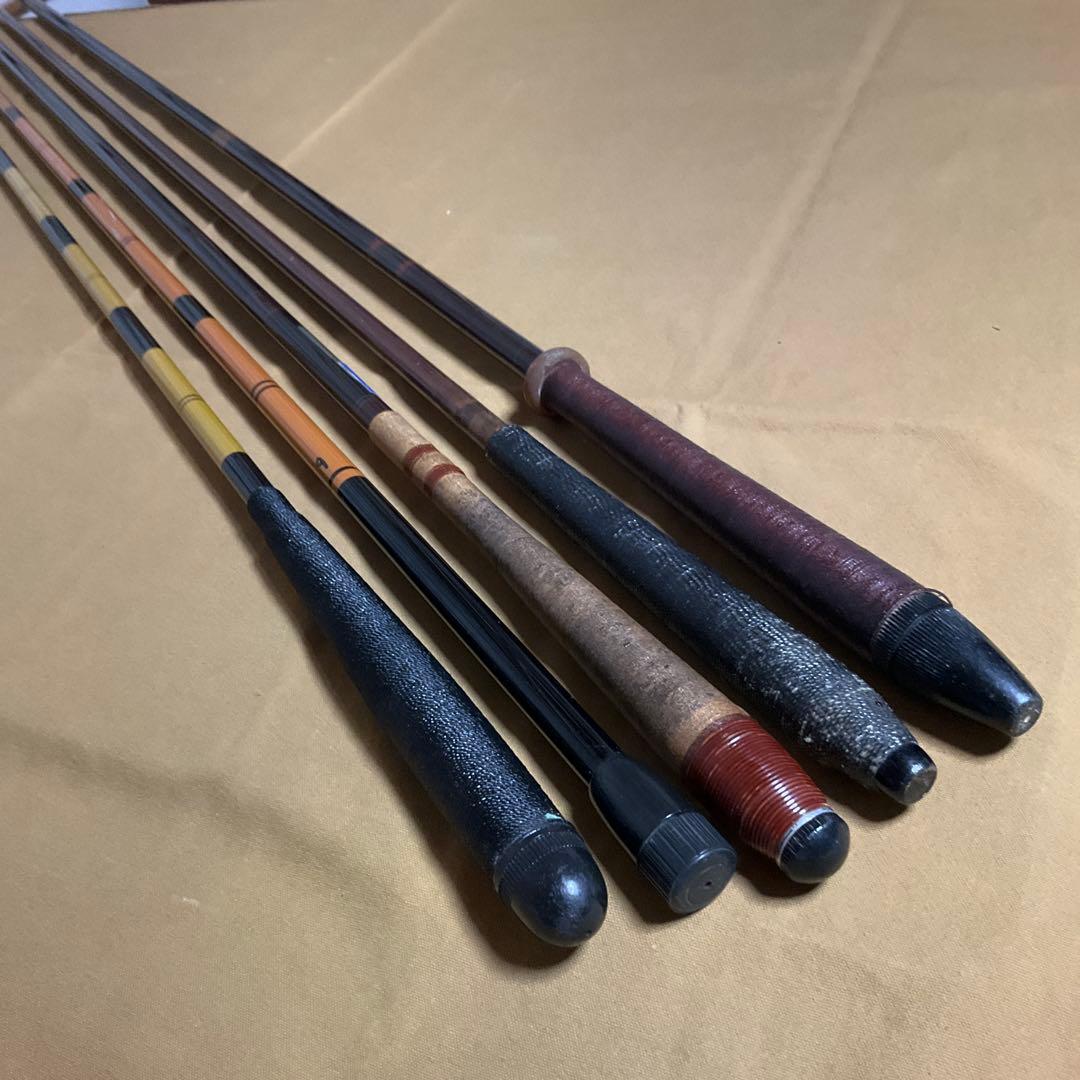 釣り具まとめ売り、へら竿、のべ竿、振り出し竿、リメイク竿、（グラス、カーボン製）