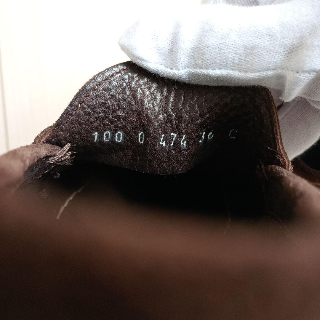 GUCCI　ホースビット　ローファー　スエード　ローカット　ブラウン　23cm