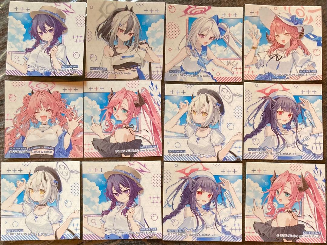 ブルアカ　ステッカーセット　4.5周年anniversary ver