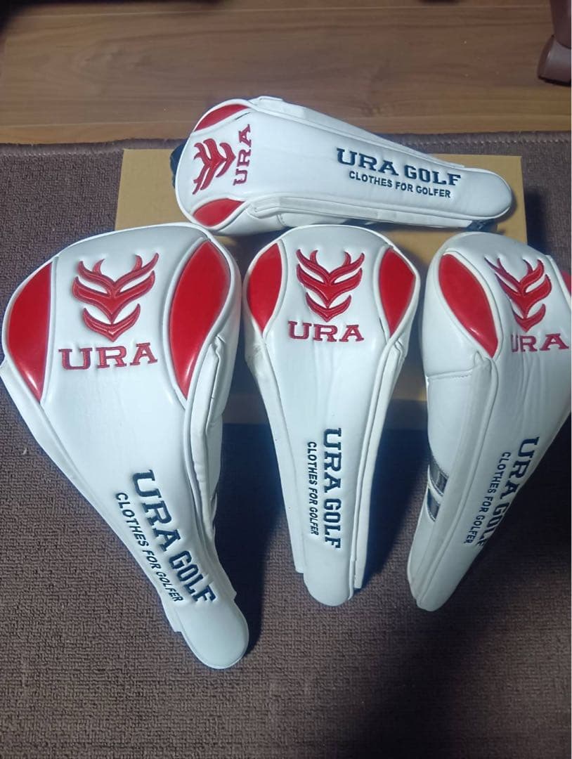 サブバッグ収納オリジナル加工品！URAゴルフ デニム キャディバッグ 8.5型