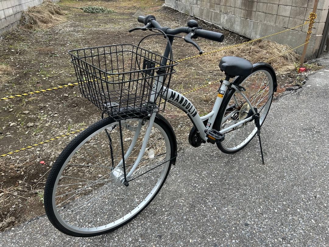 【現地引取】マンドリン シティサイクル27号 6段ギア