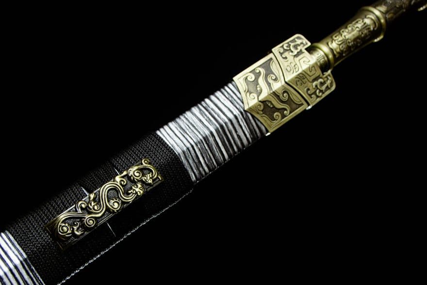 武儀漢剣-高性能マンガン鋼 古兵器 武具　刀装具　日本刀　模造刀 居合刀