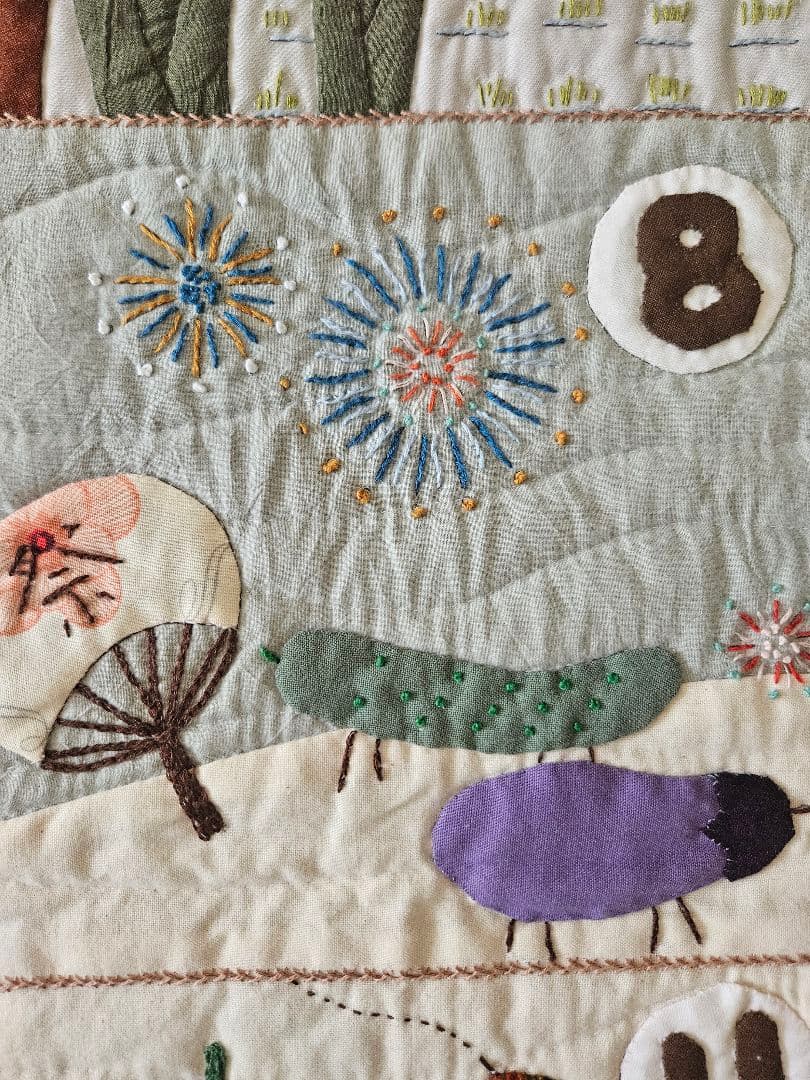 ✨1年間のカレンダー✨パッチワークタペストリー