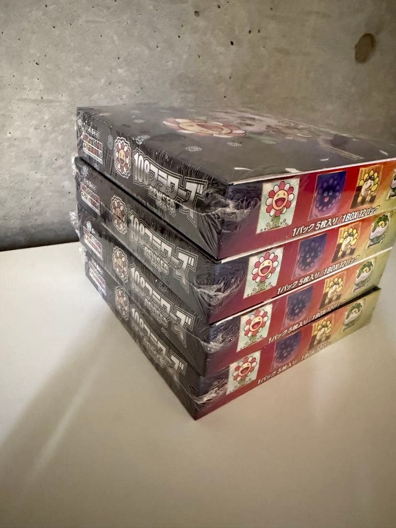 村上隆 108フラワーズ Revised 日本語版 シュリンク付き 4BOX