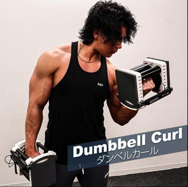 パワーブロック ダンベル 可変式 42kg 2個セット24段階調節オールブラック