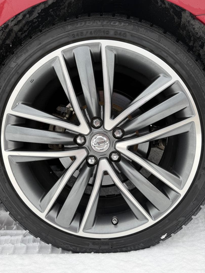 ☆スタッドレス☆タイヤ・ホイールセット19インチ　V37スカイライン装着